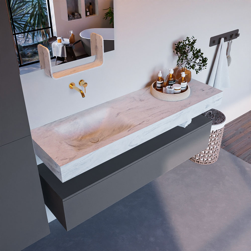 MONDIAZ ALAN-DLUX 150cm mueble de baño Plata 1 cajón. Lavabo CLOUD Izquierda sin orificios color Opalo. 1 MONDIAZ ALAN-DLUX 150cm mueble de baño Plata 1 cajón. Lavabo CLOUD Izquierda sin orificios color Opalo.