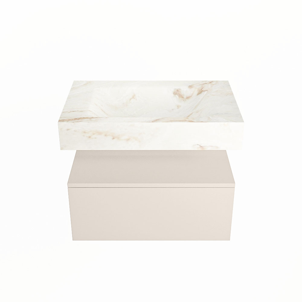 MONDIAZ ALAN-DLUX 70cm mueble de baño Linen 1 cajón. Lavabo CLOUD Centro 1 orificio color Frappe. 4 MONDIAZ ALAN-DLUX 70cm mueble de baño Linen 1 cajón. Lavabo CLOUD Centro 1 orificio color Frappe. - Imagen 4