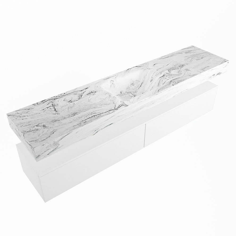MONDIAZ ALAN-DLUX 200cm mueble de baño Talc 2 cajones. Lavabo CLOUD Centro sin orificios color Glace. 5 MONDIAZ ALAN-DLUX 200cm mueble de baño Talc 2 cajones. Lavabo CLOUD Centro sin orificios color Glace. - Imagen 5