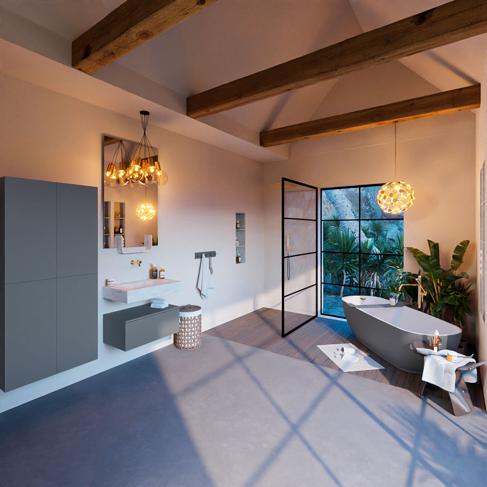 MONDIAZ ALAN-DLUX 70cm mueble de baño Plata 1 cajón. Lavabo CLOUD Centro sin orificios color Opalo. 3 MONDIAZ ALAN-DLUX 70cm mueble de baño Plata 1 cajón. Lavabo CLOUD Centro sin orificios color Opalo. - Imagen 3