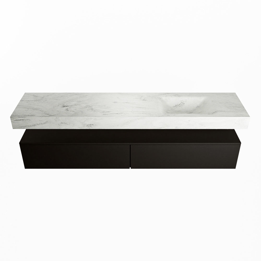 MONDIAZ ALAN-DLUX 200cm mueble de baño Urban 2 cajones. Lavabo CLOUD Derecho 1 orificio color Opalo. 4 MONDIAZ ALAN-DLUX 200cm mueble de baño Urban 2 cajones. Lavabo CLOUD Derecho 1 orificio color Opalo. - Imagen 4
