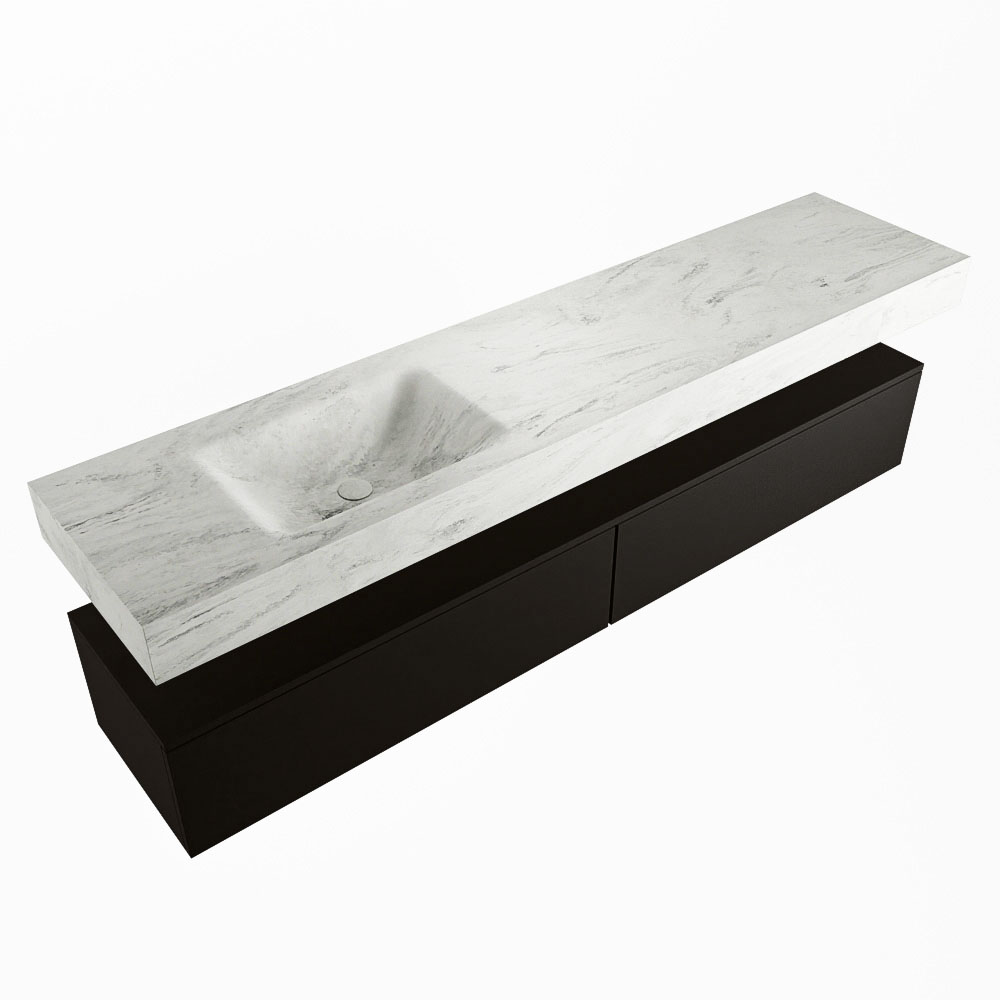 MONDIAZ ALAN-DLUX 200cm mueble de baño Urban 2 cajones. Lavabo CLOUD Izquierda sin orificios color Opalo. 5 MONDIAZ ALAN-DLUX 200cm mueble de baño Urban 2 cajones. Lavabo CLOUD Izquierda sin orificios color Opalo. - Imagen 5