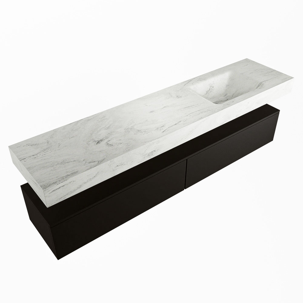MONDIAZ ALAN-DLUX 200cm mueble de baño Urban 2 cajones. Lavabo CLOUD Derecho sin orificios color Opalo. 5 MONDIAZ ALAN-DLUX 200cm mueble de baño Urban 2 cajones. Lavabo CLOUD Derecho sin orificios color Opalo. - Imagen 5