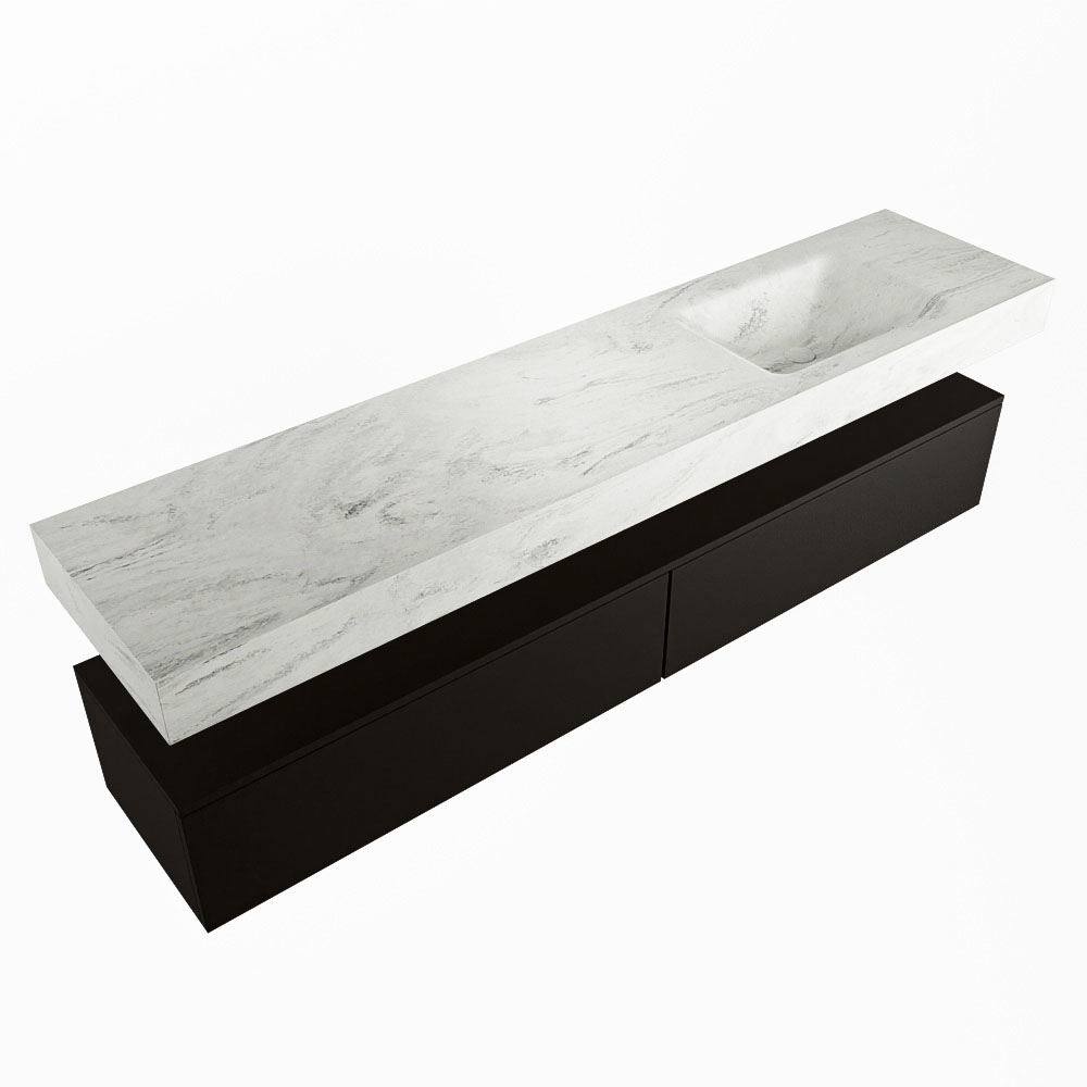 MONDIAZ ALAN-DLUX 200cm mueble de baño Urban 2 cajones. Lavabo CLOUD Derecho 1 orificio color Opalo. 5 MONDIAZ ALAN-DLUX 200cm mueble de baño Urban 2 cajones. Lavabo CLOUD Derecho 1 orificio color Opalo. - Imagen 5