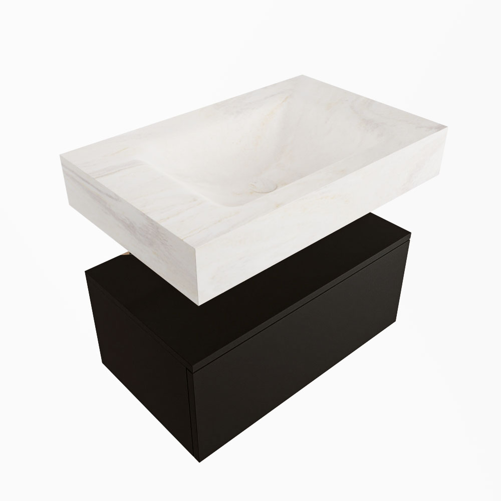 MONDIAZ ALAN-DLUX 70cm mueble de baño Urban 1 cajón. Lavabo CLOUD Centro sin orificios color Ostra. 5 MONDIAZ ALAN-DLUX 70cm mueble de baño Urban 1 cajón. Lavabo CLOUD Centro sin orificios color Ostra. - Imagen 5