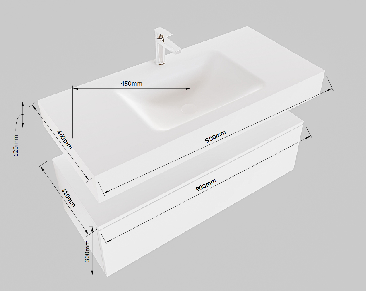 MONDIAZ ALAN-DLUX 90cm mueble de baño Plata 1 cajón. Lavabo CLOUD Centro 1 orificio color Opalo. 8 MONDIAZ ALAN-DLUX 90cm mueble de baño Plata 1 cajón. Lavabo CLOUD Centro 1 orificio color Opalo. - Imagen 8