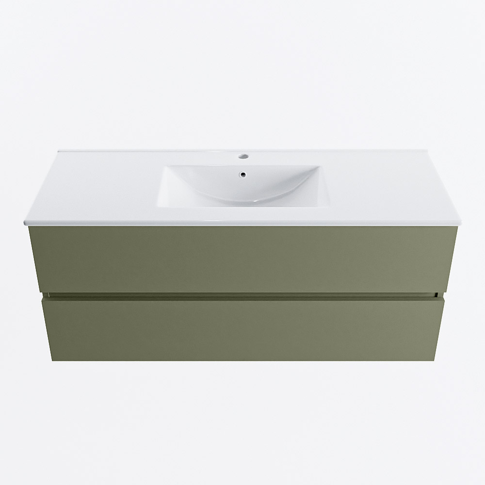 MONDIAZ VICA 120cm mueble de baño Army 2 cajones. Lavabo DENIA Centro 1 orificio, color Blanco brillo. 5 MONDIAZ VICA 120cm mueble de baño Army 2 cajones. Lavabo DENIA Centro 1 orificio, color Blanco brillo. - Imagen 5