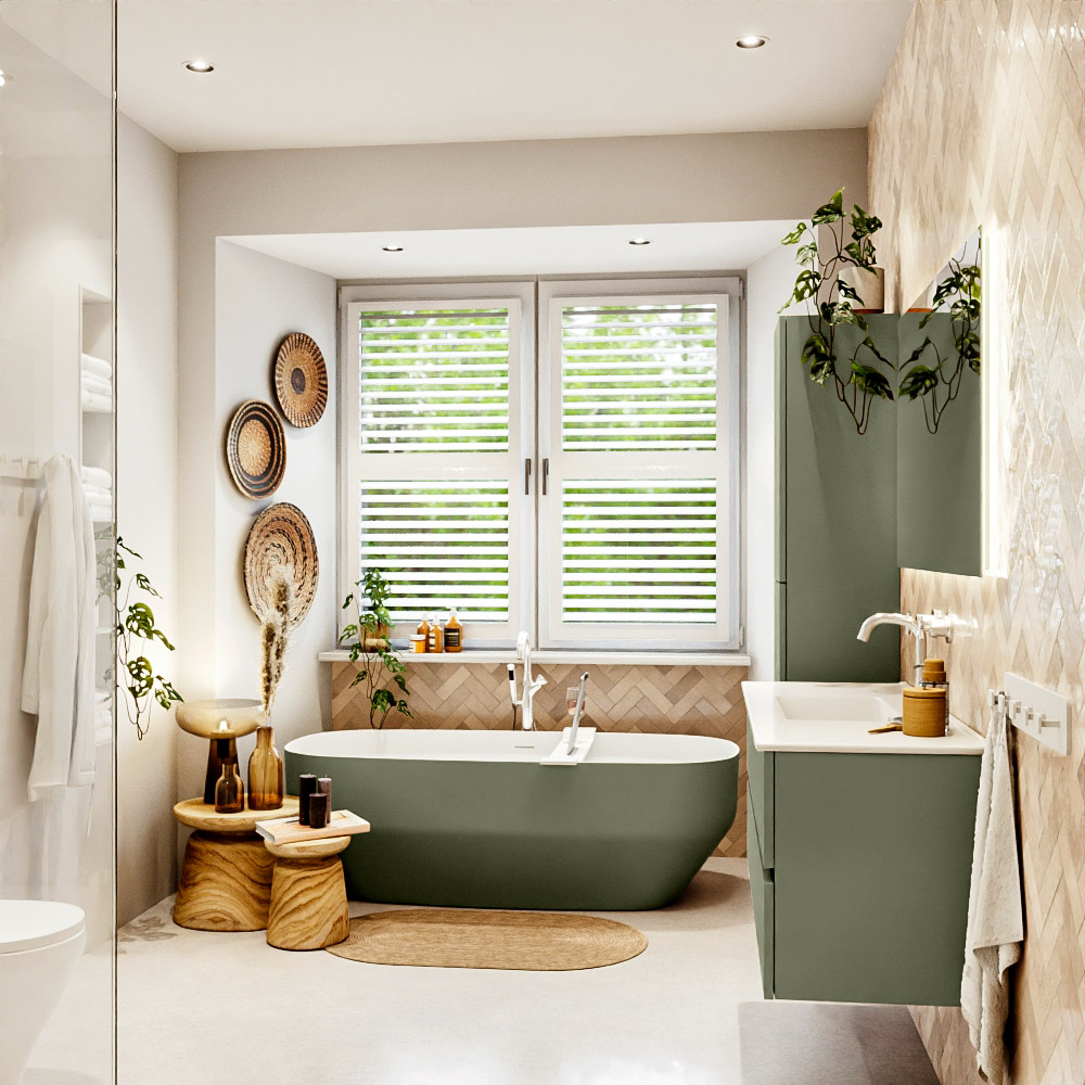 MONDIAZ VICA 120cm mueble de baño Army 2 cajones. Lavabo DENIA Centro 1 orificio, color Blanco brillo. 3 MONDIAZ VICA 120cm mueble de baño Army 2 cajones. Lavabo DENIA Centro 1 orificio, color Blanco brillo. - Imagen 3