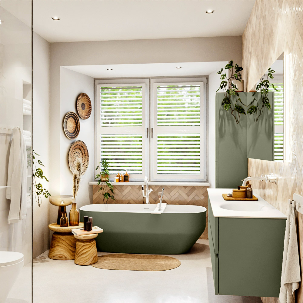 MONDIAZ VICA 180cm mueble de baño Army 4 cajones. Lavabo MOON Derecho sin orificio, color Talc. 3 MONDIAZ VICA 180cm mueble de baño Army 4 cajones. Lavabo MOON Derecho sin orificio, color Talc. - Imagen 3