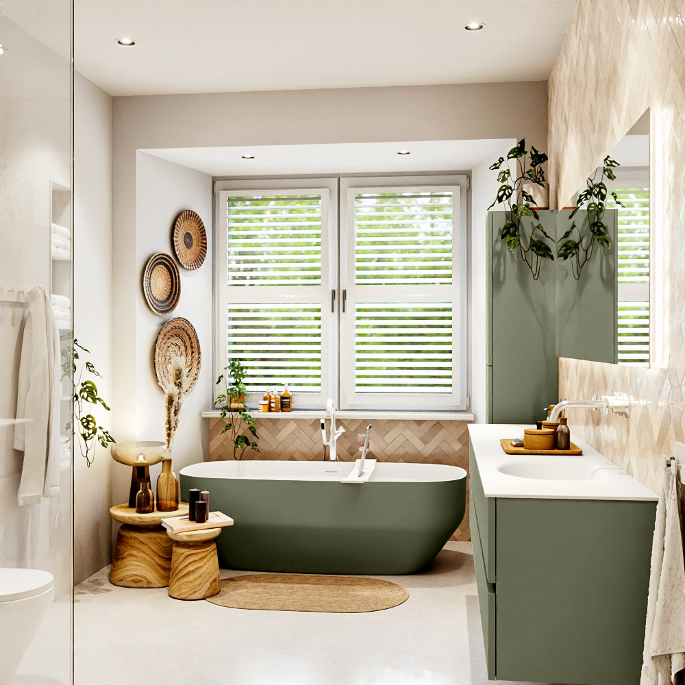 MONDIAZ VICA 200cm mueble de baño Army 4 cajones. Lavabo MOON Derecho sin orificio, color Talc. 3 MONDIAZ VICA 200cm mueble de baño Army 4 cajones. Lavabo MOON Derecho sin orificio, color Talc. - Imagen 3