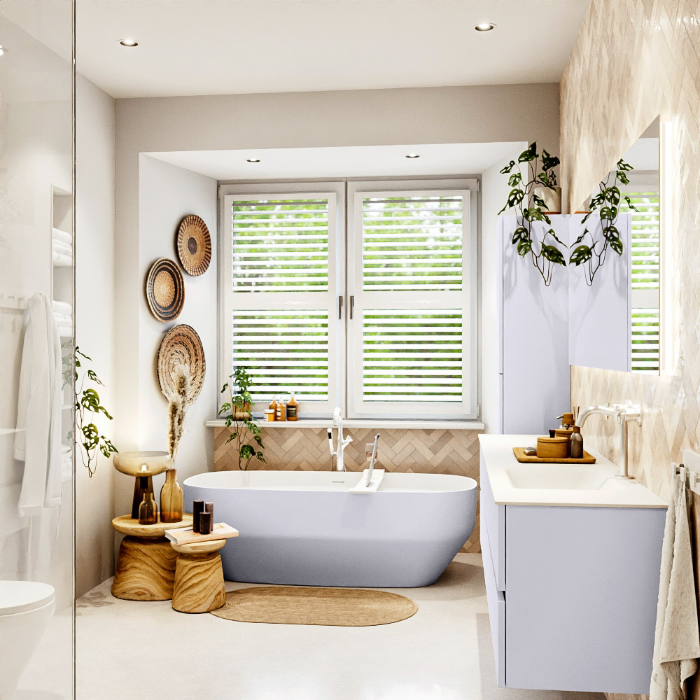 MONDIAZ VICA 190cm mueble de baño Cale 4 cajones. Lavabo CLOUD Derecho 1 orificio, color Talc. 3 MONDIAZ VICA 190cm mueble de baño Cale 4 cajones. Lavabo CLOUD Derecho 1 orificio, color Talc. - Imagen 3