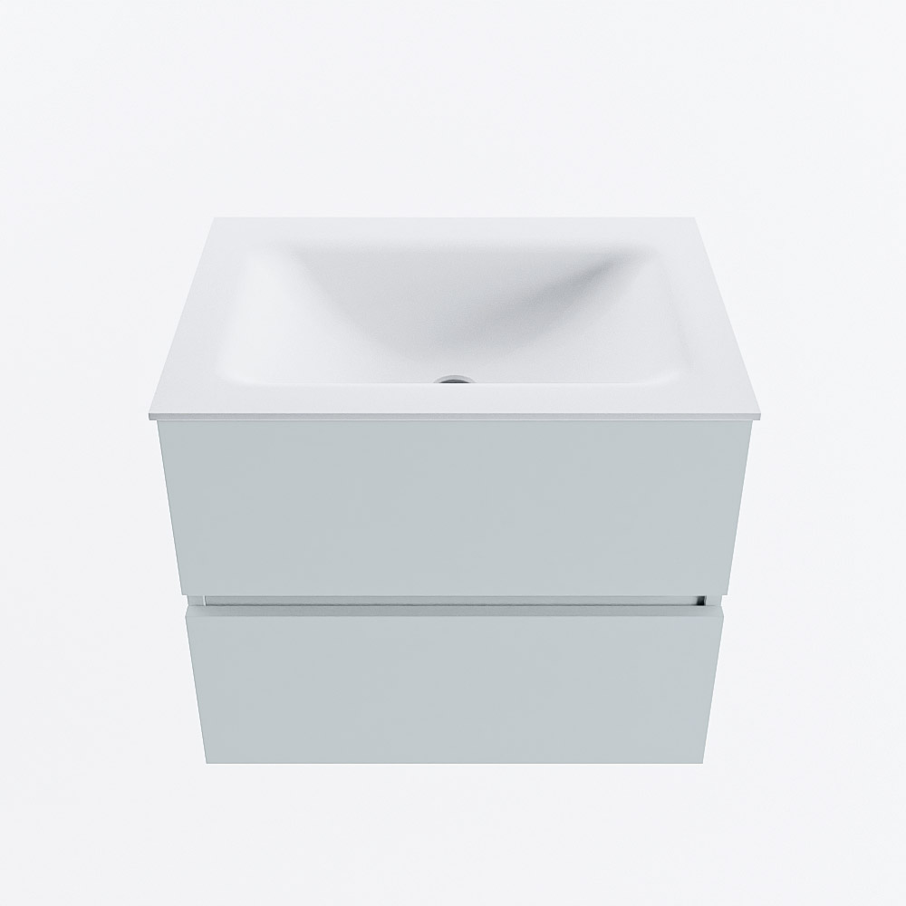 MONDIAZ VICA 60cm mueble de baño Clay 2 cajones. Lavabo CLOUD Centro 1 orificio, color Talc. 5 MONDIAZ VICA 60cm mueble de baño Clay 2 cajones. Lavabo CLOUD Centro 1 orificio, color Talc. - Imagen 5