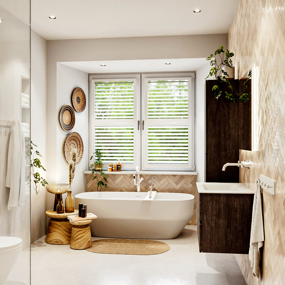 MONDIAZ VICA 70cm mueble de baño Dark Brown 2 cajones. Lavabo CLOUD Centro sin orificio, color Talc. 3 MONDIAZ VICA 70cm mueble de baño Dark Brown 2 cajones. Lavabo CLOUD Centro sin orificio, color Talc. - Imagen 3