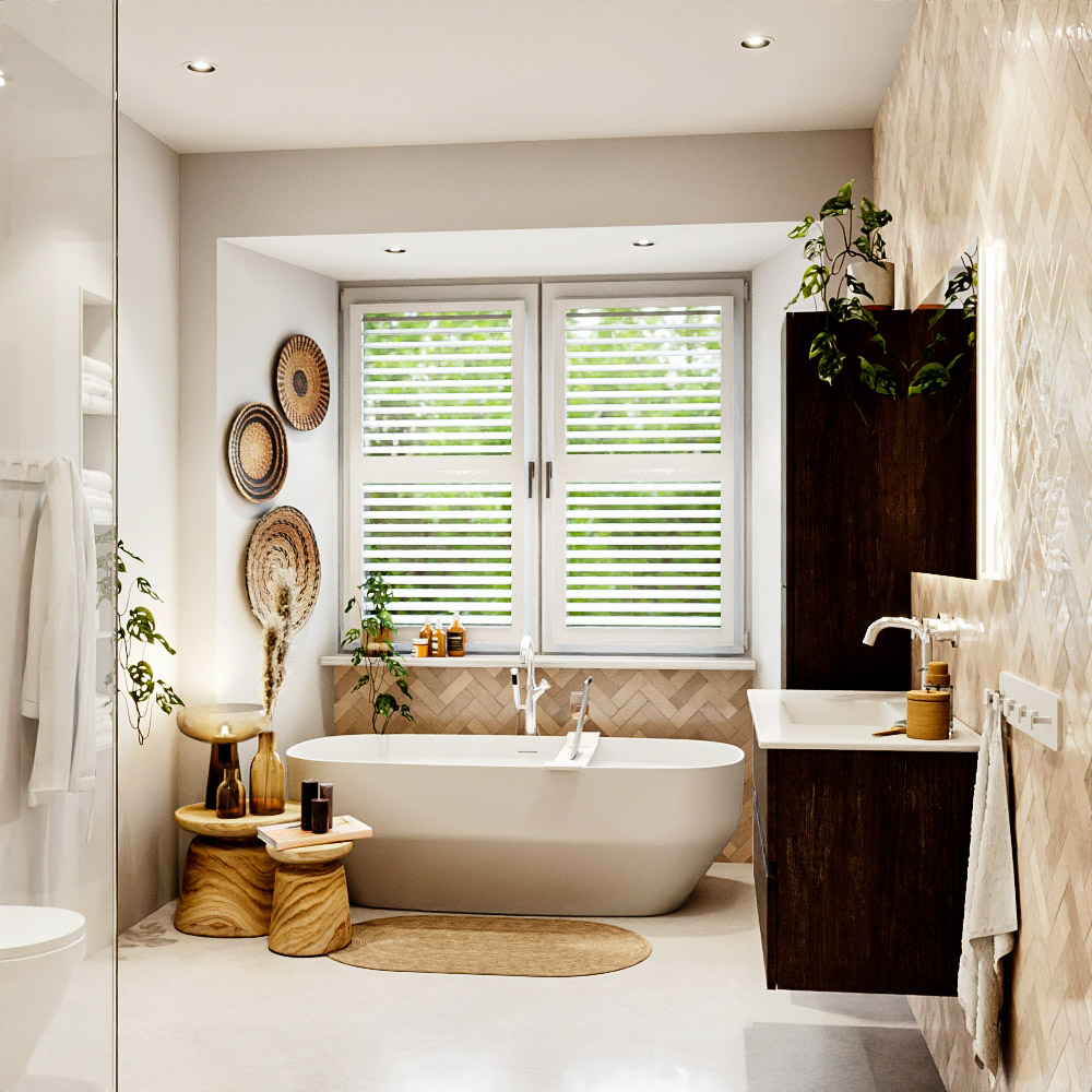 MONDIAZ VICA 100cm mueble de baño Dark Brown 2 cajones. Lavabo DENIA Centro 1 orificio, color Blanco brillo. 3 MONDIAZ VICA 100cm mueble de baño Dark Brown 2 cajones. Lavabo DENIA Centro 1 orificio, color Blanco brillo. - Imagen 3