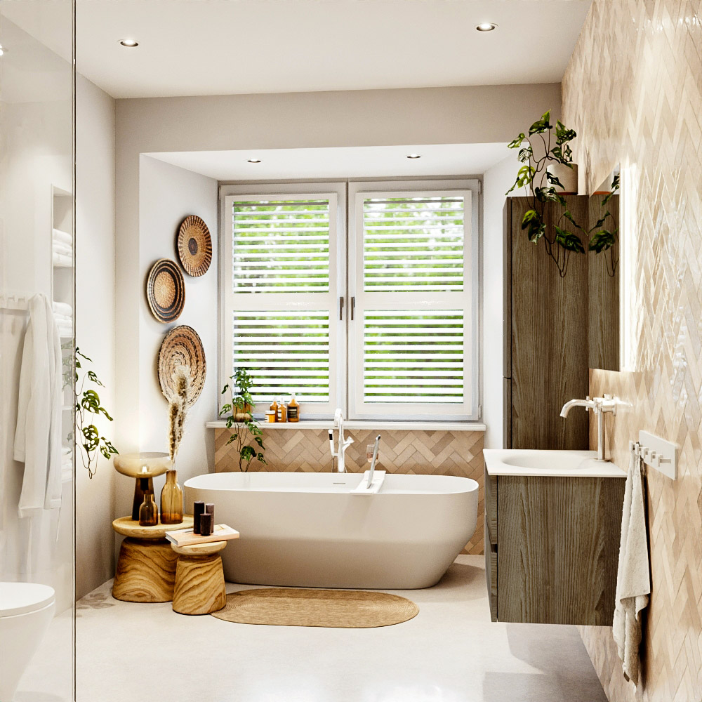 MONDIAZ VICA 70cm mueble de baño Dark Brown Grey 2 cajones. Lavabo MOON Centro 1 orificio, color Talc. 3 MONDIAZ VICA 70cm mueble de baño Dark Brown Grey 2 cajones. Lavabo MOON Centro 1 orificio, color Talc. - Imagen 3