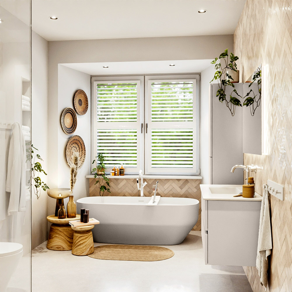 MONDIAZ VICA 100cm mueble de baño Linen 2 cajones. Lavabo DENIA Centro 1 orificio, color Blanco brillo. 3 MONDIAZ VICA 100cm mueble de baño Linen 2 cajones. Lavabo DENIA Centro 1 orificio, color Blanco brillo. - Imagen 3