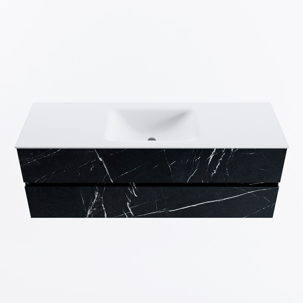 MONDIAZ VICA 140cm mueble de baño Marquina 2 cajones. Lavabo CLOUD Centro sin orificio, color Talc. 5 MONDIAZ VICA 140cm mueble de baño Marquina 2 cajones. Lavabo CLOUD Centro sin orificio, color Talc. - Imagen 5