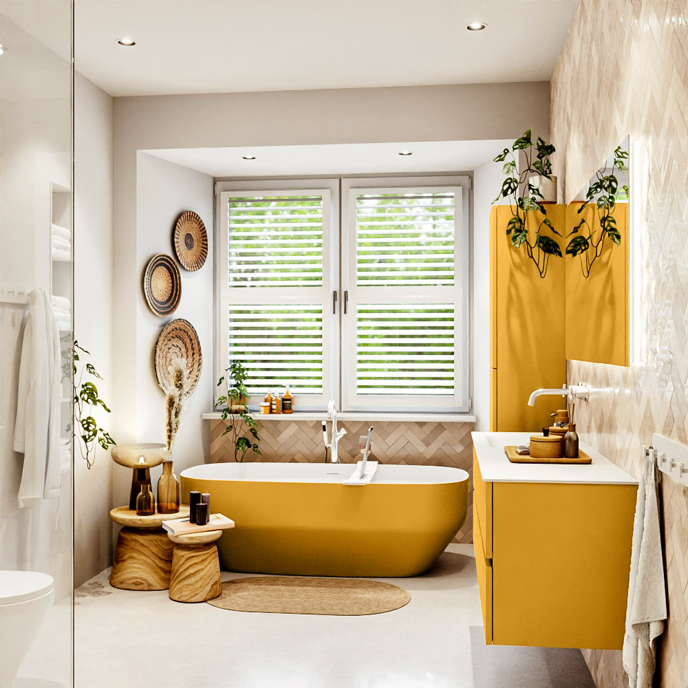 MONDIAZ VICA 140cm mueble de baño Ocher 4 cajones. Lavabo CLOUD Izquierda sin orificio, color Talc. 3 MONDIAZ VICA 140cm mueble de baño Ocher 4 cajones. Lavabo CLOUD Izquierda sin orificio, color Talc. - Imagen 3