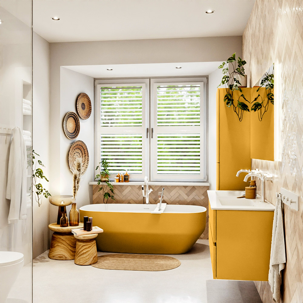 MONDIAZ VICA 120cm mueble de baño Ocher 2 cajones. Lavabo DENIA Doble 2 orificios, color Blanco brillo. 3 MONDIAZ VICA 120cm mueble de baño Ocher 2 cajones. Lavabo DENIA Doble 2 orificios, color Blanco brillo. - Imagen 3