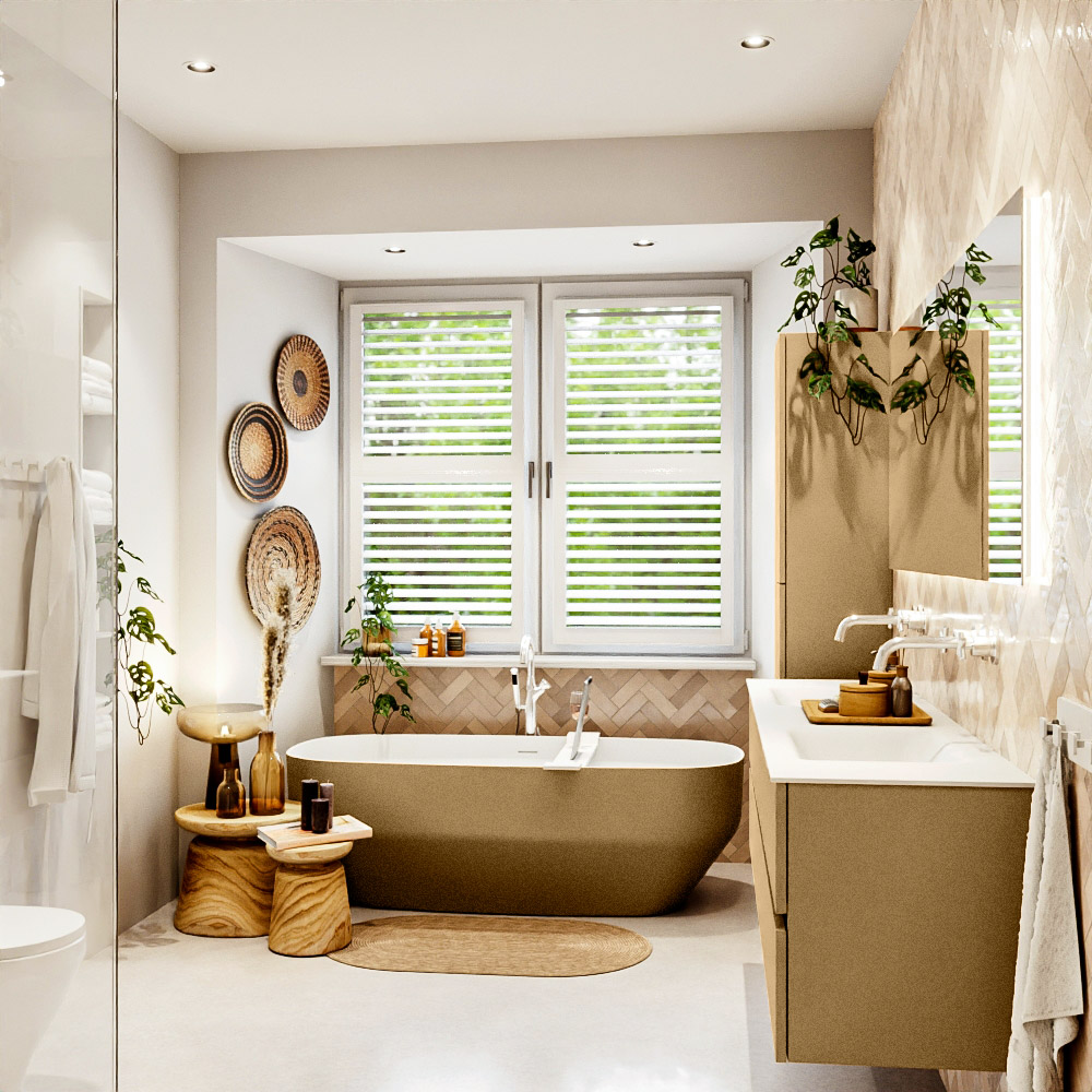 MONDIAZ VICA 180cm mueble de baño Oro 4 cajones. Lavabo CLOUD Doble sin orificio, color Talc. 3 MONDIAZ VICA 180cm mueble de baño Oro 4 cajones. Lavabo CLOUD Doble sin orificio, color Talc. - Imagen 3