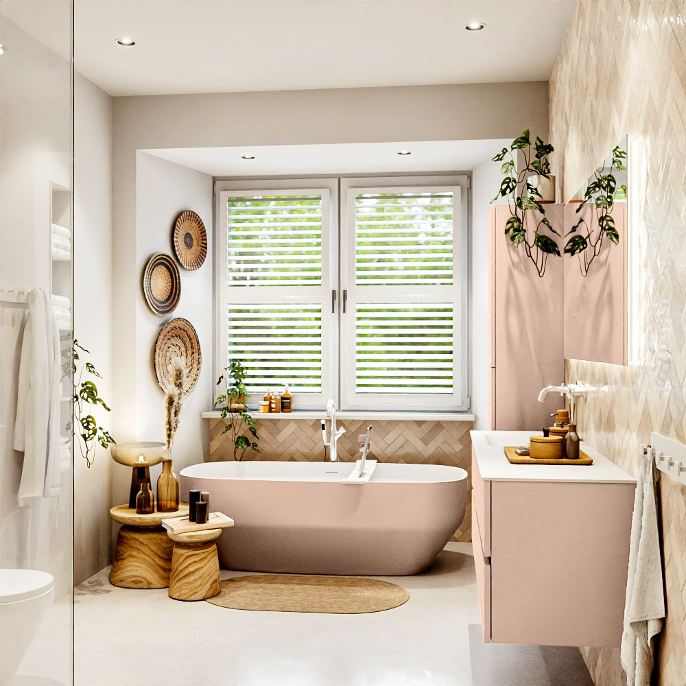MONDIAZ VICA 140cm mueble de baño Rosee 2 cajones. Lavabo CLOUD Izquierda 1 orificio, color Talc. 3 MONDIAZ VICA 140cm mueble de baño Rosee 2 cajones. Lavabo CLOUD Izquierda 1 orificio, color Talc. - Imagen 3