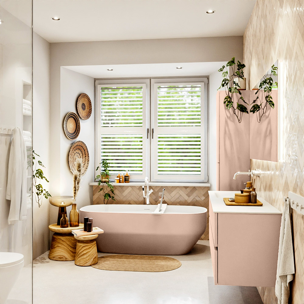MONDIAZ VICA 140cm mueble de baño Rosee 2 cajones. Lavabo CLOUD Izquierda sin orificio, color Talc. 3 MONDIAZ VICA 140cm mueble de baño Rosee 2 cajones. Lavabo CLOUD Izquierda sin orificio, color Talc. - Imagen 3