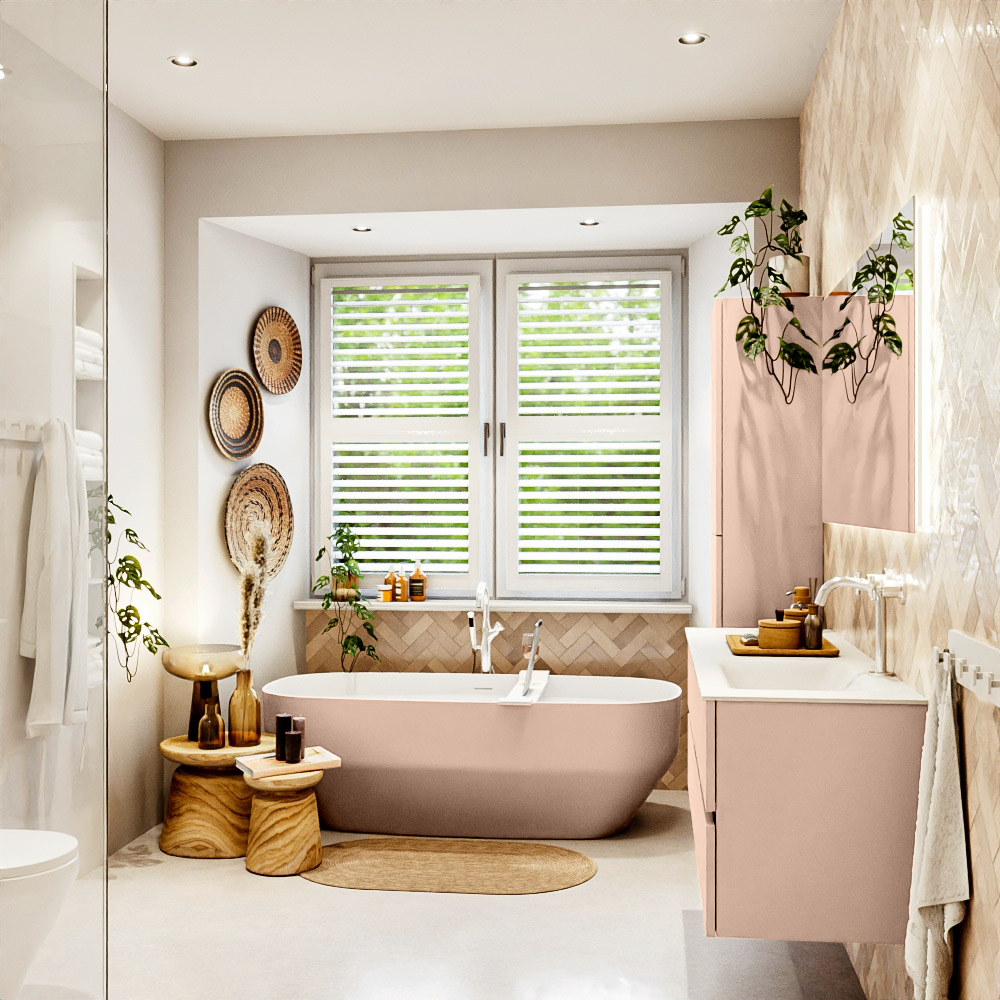 MONDIAZ VICA 140cm mueble de baño Rosee 4 cajones. Lavabo CLOUD Derecho 1 orificio, color Talc. 3 MONDIAZ VICA 140cm mueble de baño Rosee 4 cajones. Lavabo CLOUD Derecho 1 orificio, color Talc. - Imagen 3