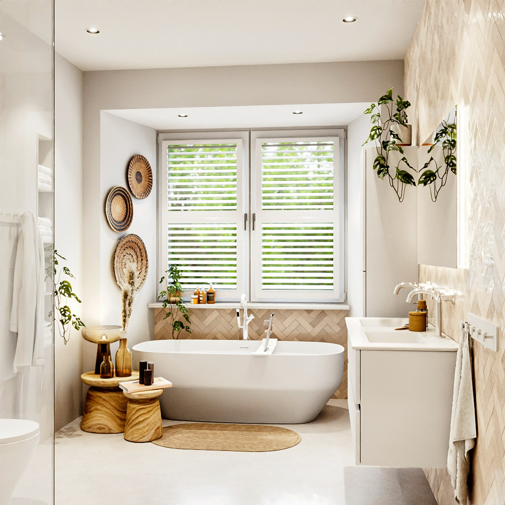 MONDIAZ VICA 120cm mueble de baño Talc 4 cajones. Lavabo DENIA Doble 2 orificios, color Blanco brillo. 3 MONDIAZ VICA 120cm mueble de baño Talc 4 cajones. Lavabo DENIA Doble 2 orificios, color Blanco brillo. - Imagen 3