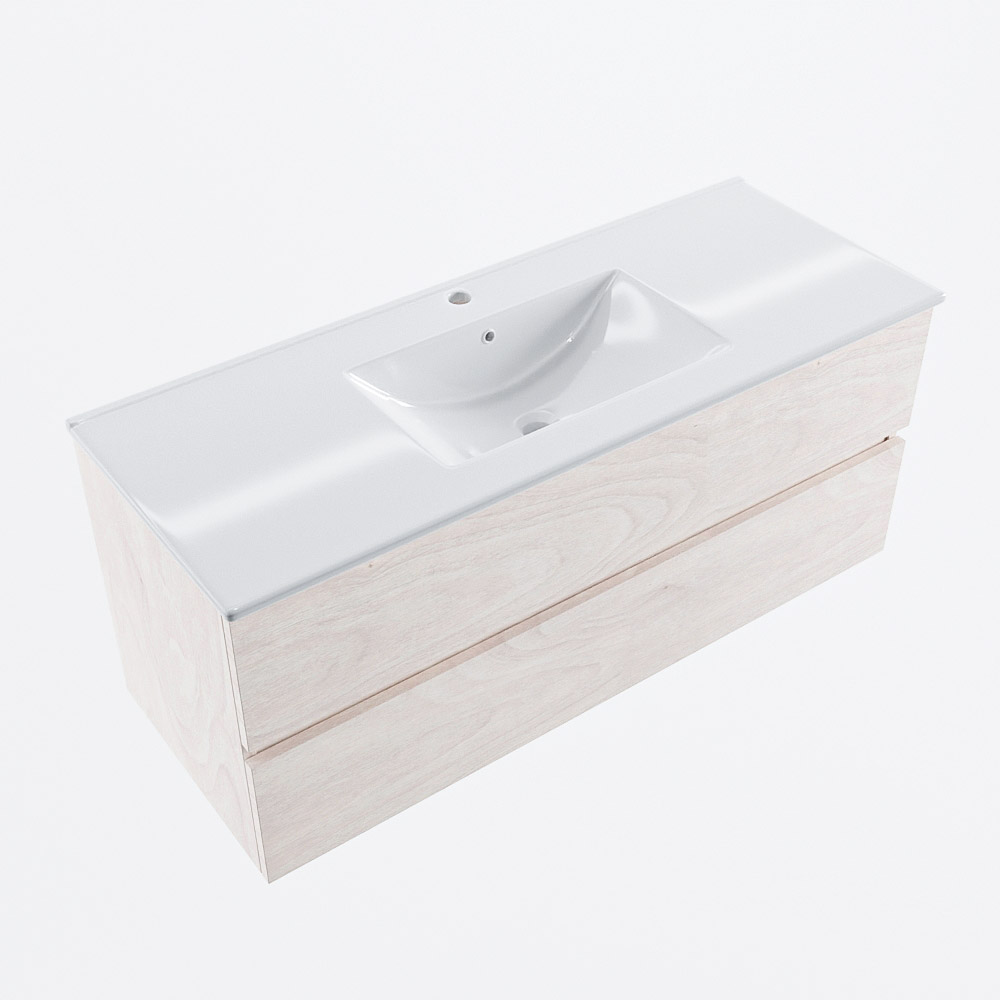 MONDIAZ VICA 120cm mueble de baño Underlayment 2 cajones. Lavabo DENIA Centro 1 orificio, color Blanco brillo. 6 MONDIAZ VICA 120cm mueble de baño Underlayment 2 cajones. Lavabo DENIA Centro 1 orificio, color Blanco brillo. - Imagen 6
