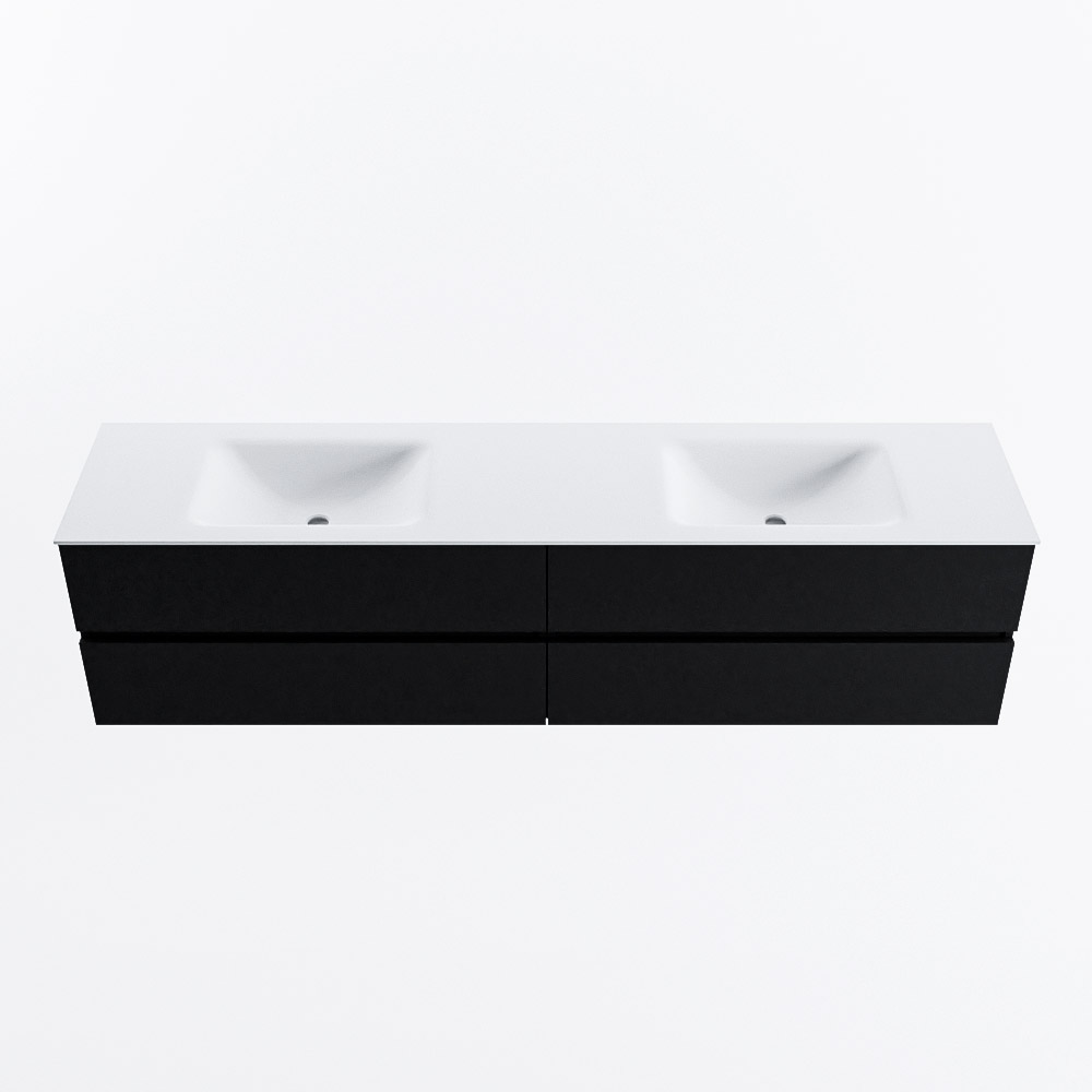 MONDIAZ VICA 200cm mueble de baño Urban 4 cajones. Lavabo CLOUD Doble 2 orificios, color Talc. 5 MONDIAZ VICA 200cm mueble de baño Urban 4 cajones. Lavabo CLOUD Doble 2 orificios, color Talc. - Imagen 5