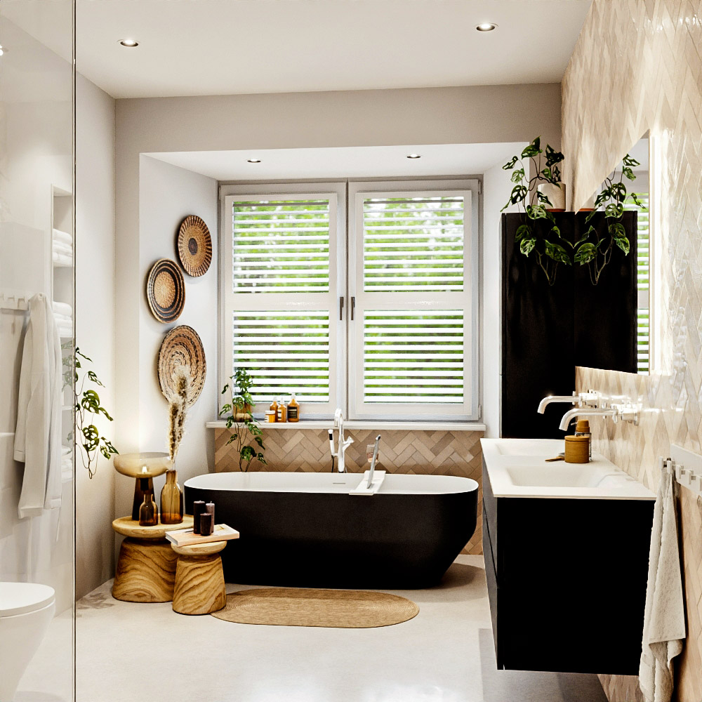 MONDIAZ VICA 160cm mueble de baño Urban 4 cajones. Lavabo CLOUD Doble sin orificio, color Talc. 3 MONDIAZ VICA 160cm mueble de baño Urban 4 cajones. Lavabo CLOUD Doble sin orificio, color Talc. - Imagen 3