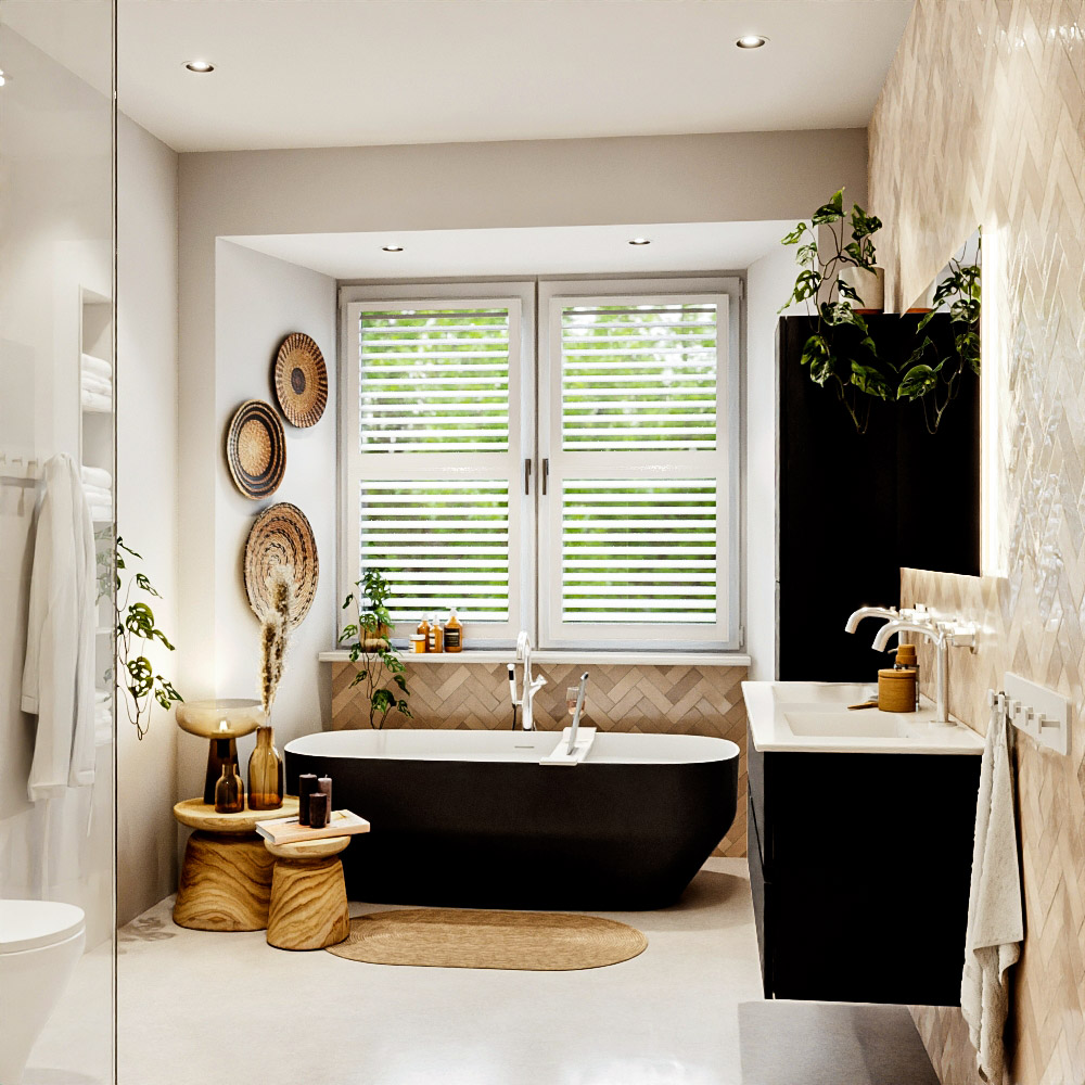MONDIAZ VICA 120cm mueble de baño Urban 2 cajones. Lavabo DENIA Doble 2 orificios, color Blanco brillo. 3 MONDIAZ VICA 120cm mueble de baño Urban 2 cajones. Lavabo DENIA Doble 2 orificios, color Blanco brillo. - Imagen 3