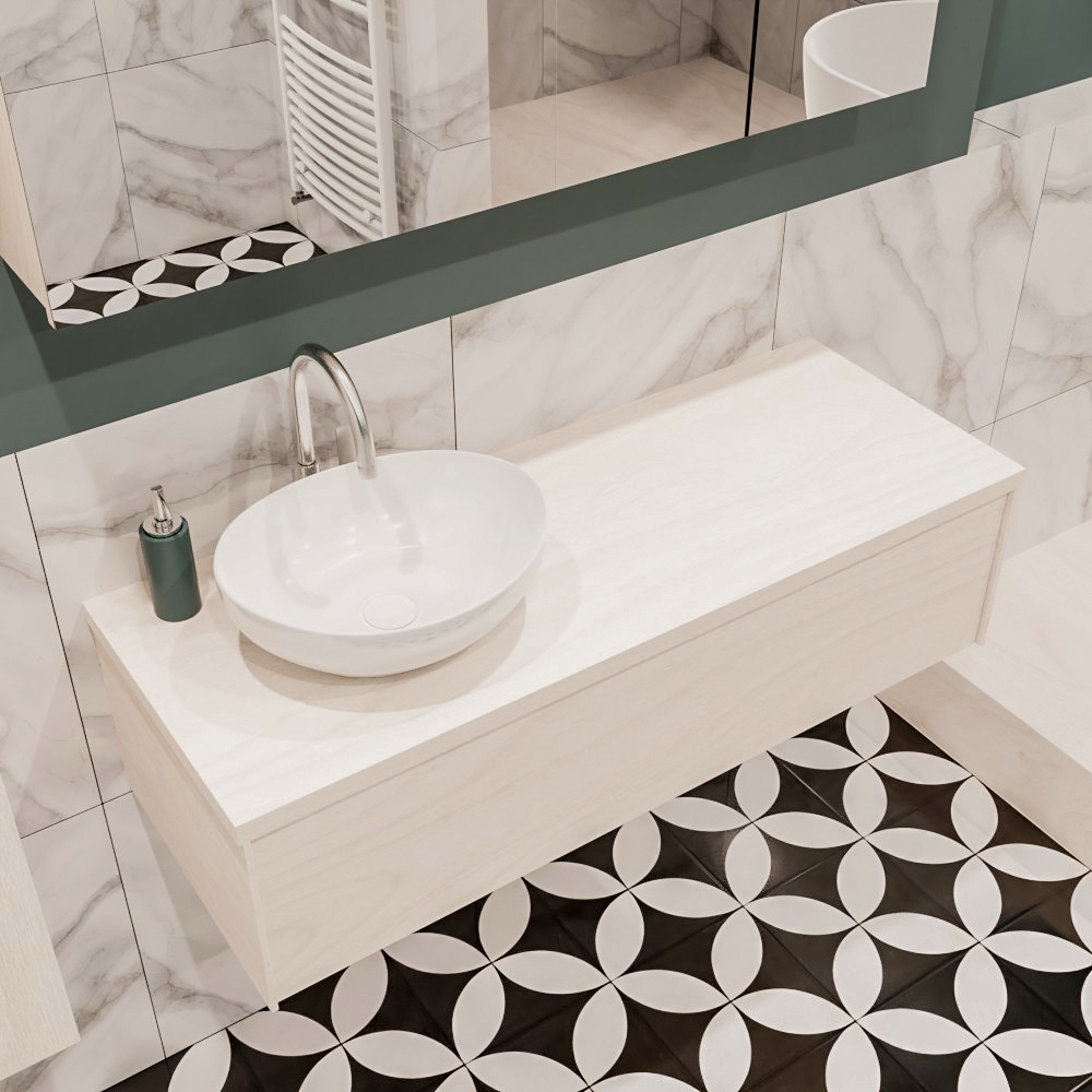 MONDIAZ LUSH 120cm mueble de baño Underlayment 1 cajón lavabo BARCO Izquierda 1 orificio 1 MONDIAZ LUSH 120cm mueble de baño Underlayment 1 cajón lavabo BARCO Izquierda 1 orificio