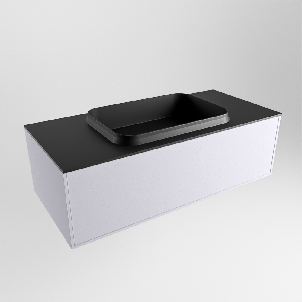 MONDIAZ ERIN 100cm mueble de baño color Cale 1 cajón. Lavabo RIDGE Centro 1 orificio color Urban. 4 MONDIAZ ERIN 100cm mueble de baño color Cale 1 cajón. Lavabo RIDGE Centro 1 orificio color Urban. - Imagen 4