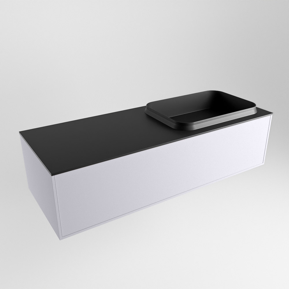 MONDIAZ ERIN 120cm mueble de baño color Cale 1 cajón. Lavabo RIDGE Derecho sin orificio color Urban. 4 MONDIAZ ERIN 120cm mueble de baño color Cale 1 cajón. Lavabo RIDGE Derecho sin orificio color Urban. - Imagen 4