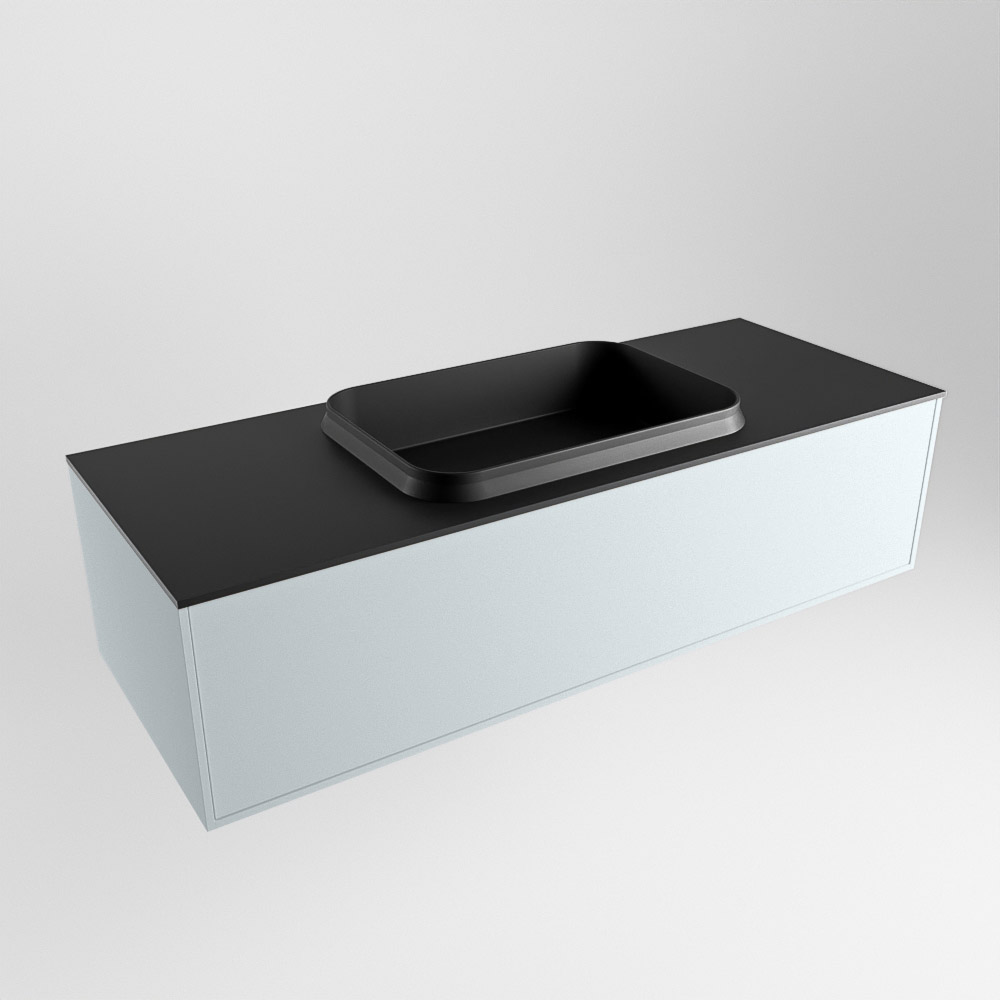 MONDIAZ ERIN 120cm mueble de baño color Clay 1 cajón. Lavabo RIDGE Centro sin orificio color Urban. 4 MONDIAZ ERIN 120cm mueble de baño color Clay 1 cajón. Lavabo RIDGE Centro sin orificio color Urban. - Imagen 4