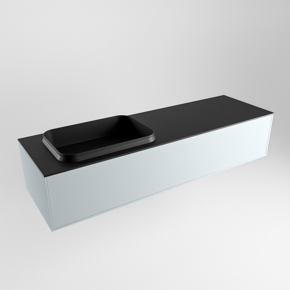 MONDIAZ ERIN 150cm mueble de baño color Clay 1 cajón. Lavabo RIDGE Izquierda sin orificio color Urban. 4 MONDIAZ ERIN 150cm mueble de baño color Clay 1 cajón. Lavabo RIDGE Izquierda sin orificio color Urban. - Imagen 4