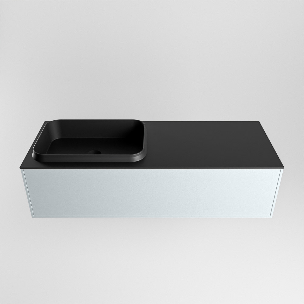 MONDIAZ ERIN 120cm mueble de baño color Clay 1 cajón. Lavabo RIDGE Izquierda sin orificio color Urban. 5 MONDIAZ ERIN 120cm mueble de baño color Clay 1 cajón. Lavabo RIDGE Izquierda sin orificio color Urban. - Imagen 5