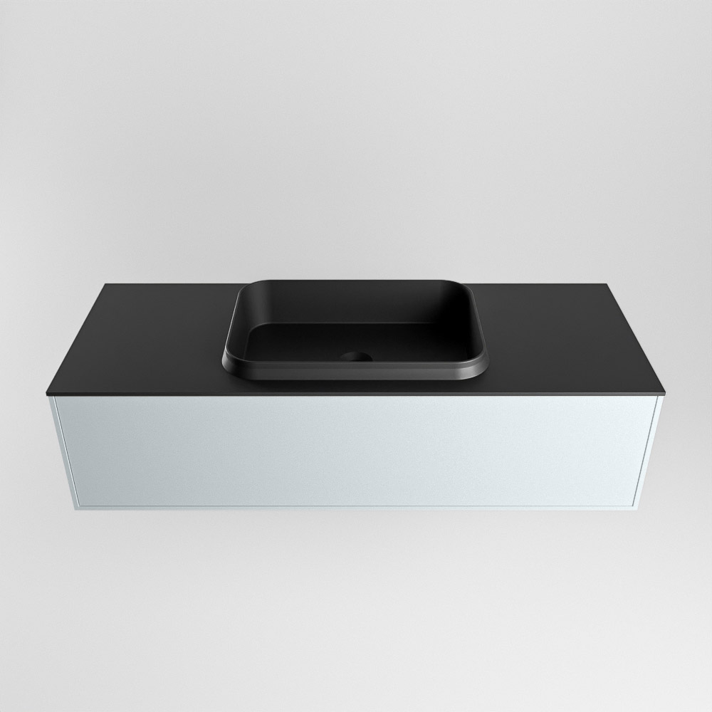 MONDIAZ ERIN 120cm mueble de baño color Clay 1 cajón. Lavabo RIDGE Centro 1 orificio color Urban. 5 MONDIAZ ERIN 120cm mueble de baño color Clay 1 cajón. Lavabo RIDGE Centro 1 orificio color Urban. - Imagen 5
