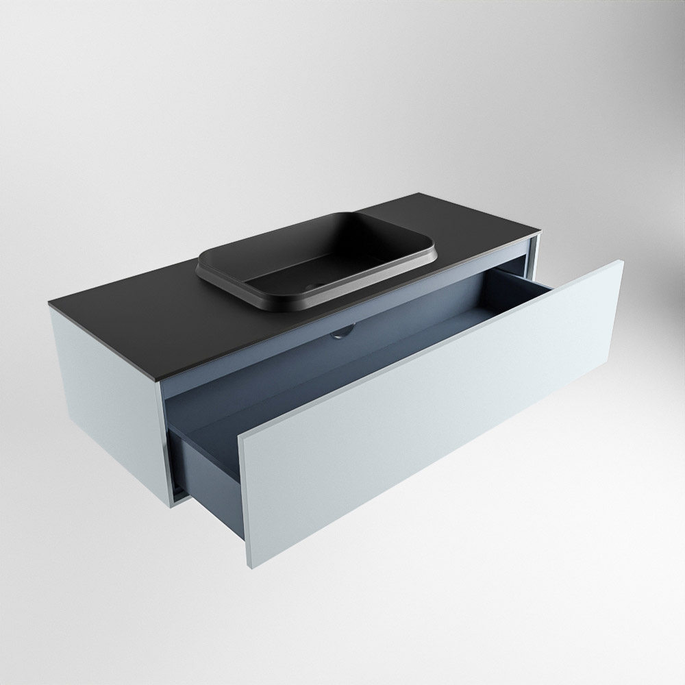 MONDIAZ ERIN 120cm mueble de baño color Clay 1 cajón. Lavabo RIDGE Centro sin orificio color Urban. 6 MONDIAZ ERIN 120cm mueble de baño color Clay 1 cajón. Lavabo RIDGE Centro sin orificio color Urban. - Imagen 6