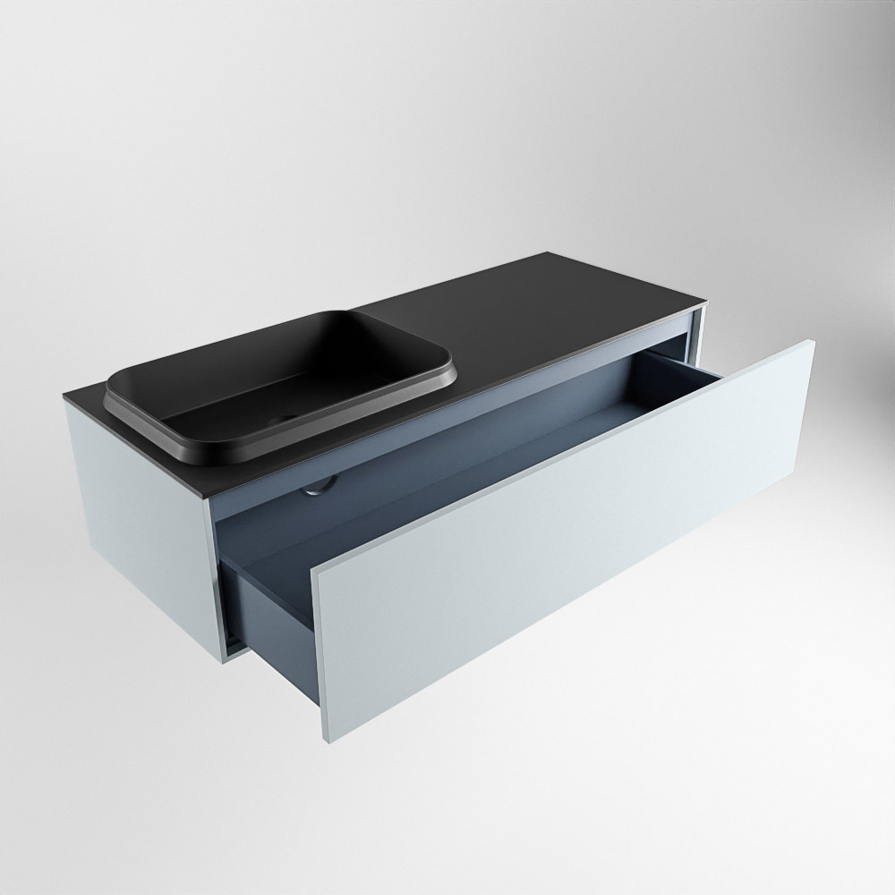 MONDIAZ ERIN 120cm mueble de baño color Clay 1 cajón. Lavabo RIDGE Izquierda sin orificio color Urban. 6 MONDIAZ ERIN 120cm mueble de baño color Clay 1 cajón. Lavabo RIDGE Izquierda sin orificio color Urban. - Imagen 6