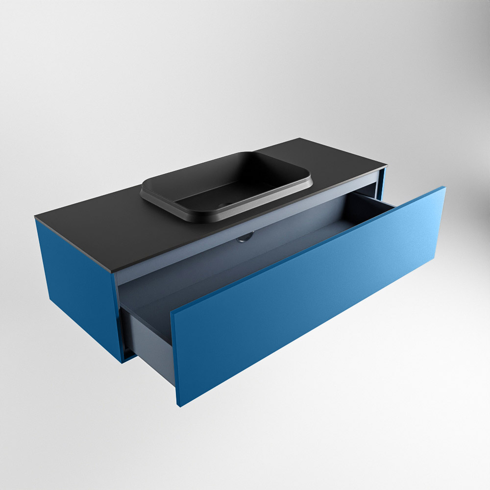 MONDIAZ ERIN 120cm mueble de baño color Jeans 1 cajón. Lavabo RIDGE Centro 1 orificio color Urban. 6 MONDIAZ ERIN 120cm mueble de baño color Jeans 1 cajón. Lavabo RIDGE Centro 1 orificio color Urban. - Imagen 6