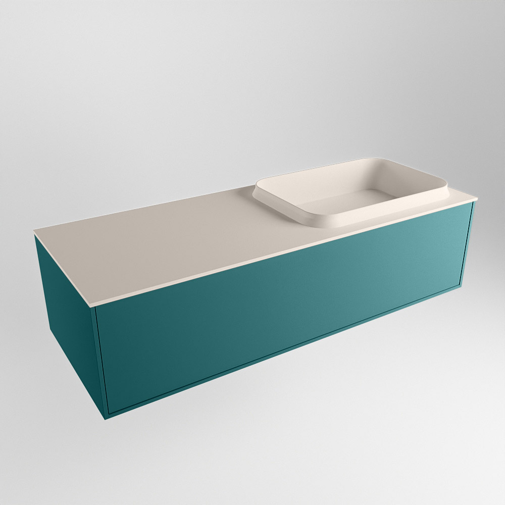 MONDIAZ ERIN 120cm mueble de baño color Smag 1 cajón. Lavabo RIDGE Derecho sin orificio color Linen. 6 MONDIAZ ERIN 120cm mueble de baño color Smag 1 cajón. Lavabo RIDGE Derecho sin orificio color Linen. - Imagen 6