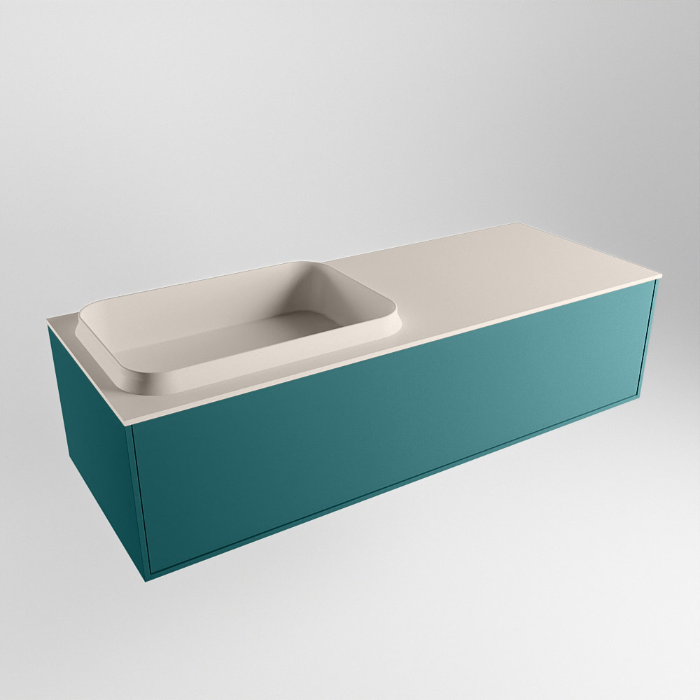 MONDIAZ ERIN 120cm mueble de baño color Smag 1 cajón. Lavabo RIDGE Izquierda 1 orificio color Linen. 6 MONDIAZ ERIN 120cm mueble de baño color Smag 1 cajón. Lavabo RIDGE Izquierda 1 orificio color Linen. - Imagen 6