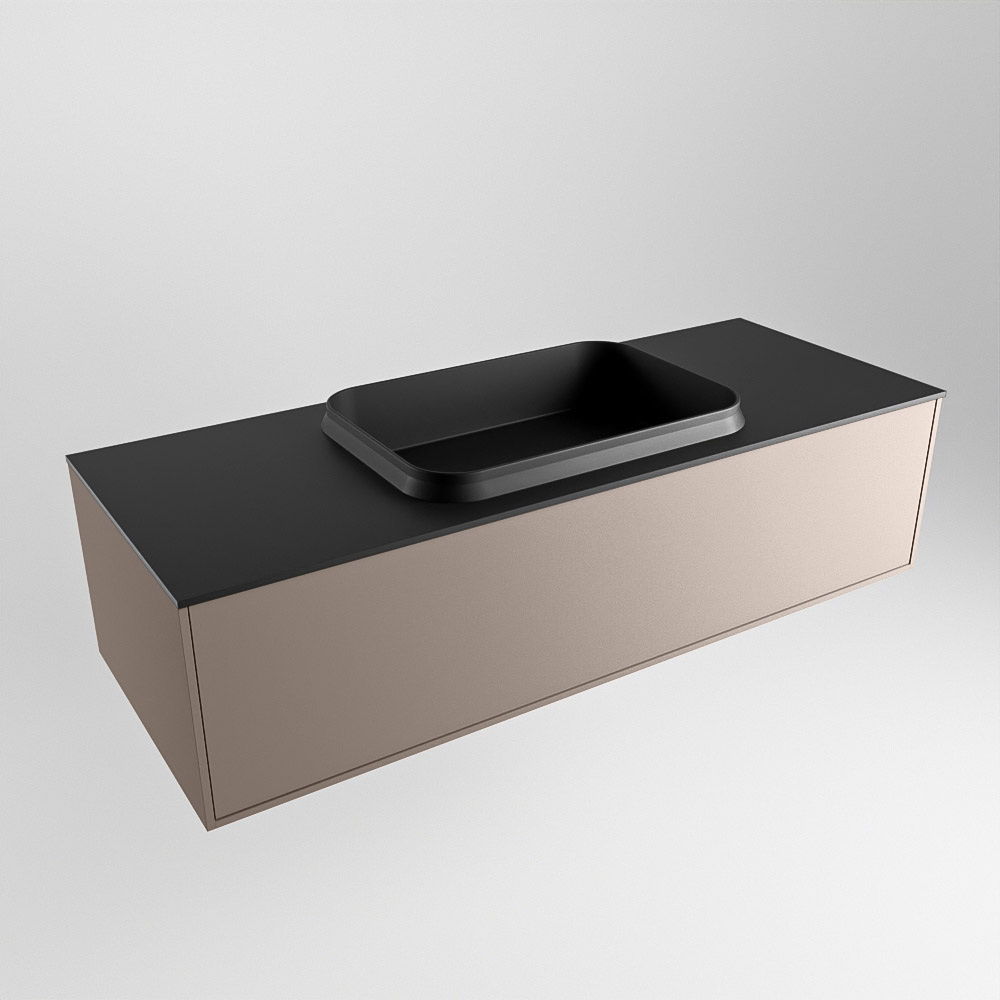 MONDIAZ ERIN 120cm mueble de baño color Smoke 1 cajón. Lavabo RIDGE Centro 1 orificio color Urban. 4 MONDIAZ ERIN 120cm mueble de baño color Smoke 1 cajón. Lavabo RIDGE Centro 1 orificio color Urban. - Imagen 4