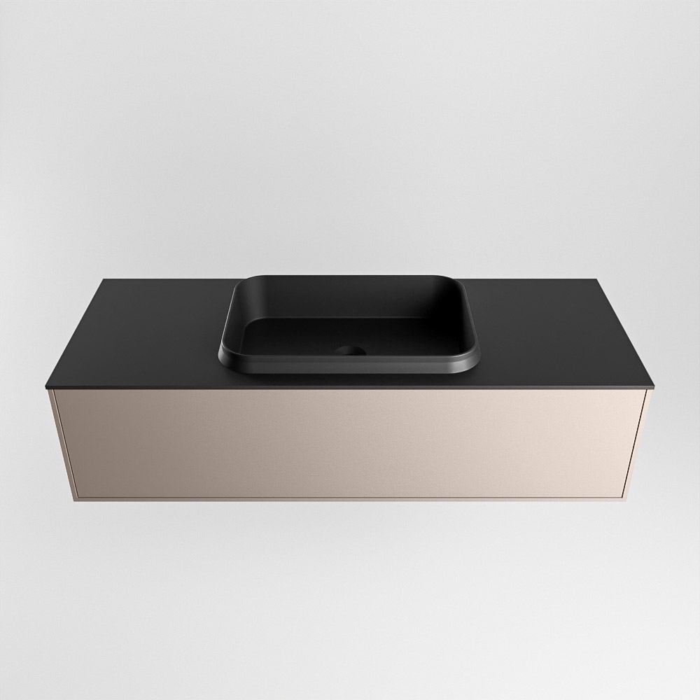 MONDIAZ ERIN 120cm mueble de baño color Smoke 1 cajón. Lavabo RIDGE Centro 1 orificio color Urban. 5 MONDIAZ ERIN 120cm mueble de baño color Smoke 1 cajón. Lavabo RIDGE Centro 1 orificio color Urban. - Imagen 5