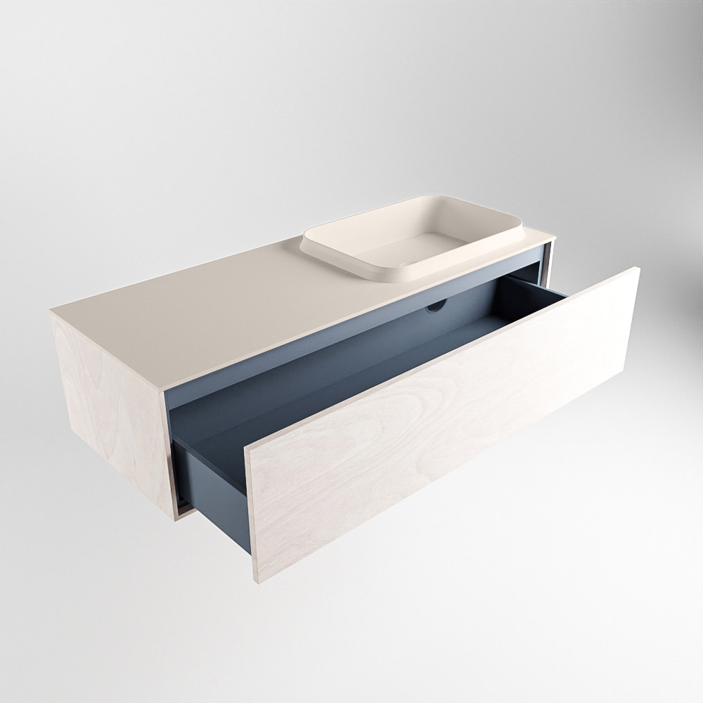 MONDIAZ ERIN 120cm mueble de baño color Underlayment 1 cajón. Lavabo RIDGE Derecho 1 orificio color Linen. 6 MONDIAZ ERIN 120cm mueble de baño color Underlayment 1 cajón. Lavabo RIDGE Derecho 1 orificio color Linen. - Imagen 6