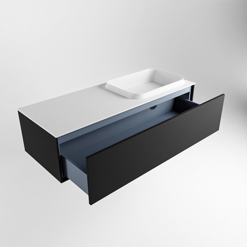 MONDIAZ ERIN 120cm mueble de baño color Urban 1 cajón. Lavabo RIDGE Derecho sin orificio color Talc. 6 MONDIAZ ERIN 120cm mueble de baño color Urban 1 cajón. Lavabo RIDGE Derecho sin orificio color Talc. - Imagen 6