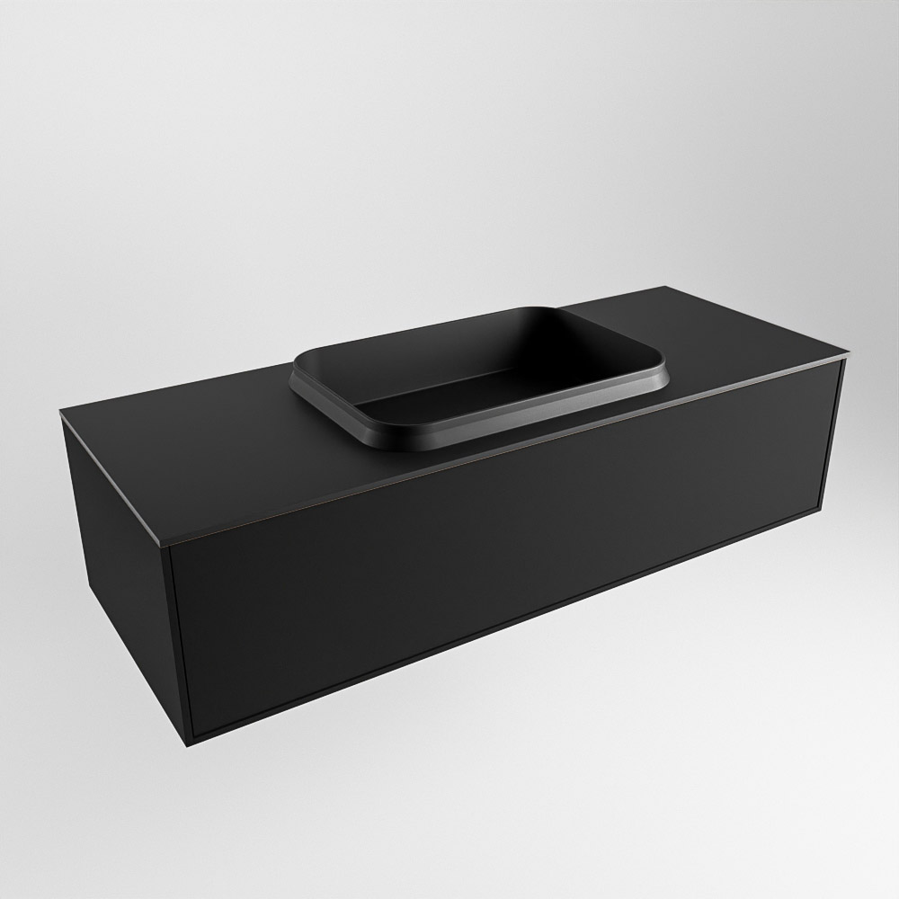 MONDIAZ ERIN 120cm mueble de baño color Urban 1 cajón. Lavabo RIDGE Centro sin orificio color Urban. 4 MONDIAZ ERIN 120cm mueble de baño color Urban 1 cajón. Lavabo RIDGE Centro sin orificio color Urban. - Imagen 4