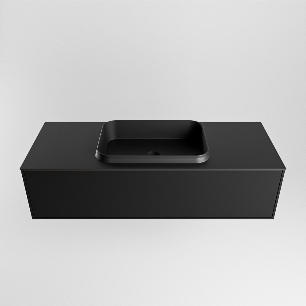 MONDIAZ ERIN 120cm mueble de baño color Urban 1 cajón. Lavabo RIDGE Centro sin orificio color Urban. 5 MONDIAZ ERIN 120cm mueble de baño color Urban 1 cajón. Lavabo RIDGE Centro sin orificio color Urban. - Imagen 5